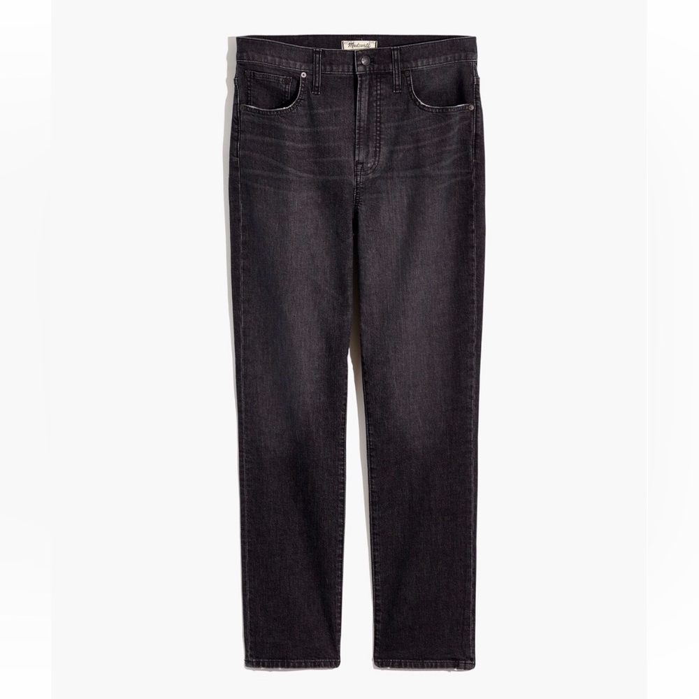 Madewell Perfect Vintage Crop Black Jean Sz 25 Sumner Wash